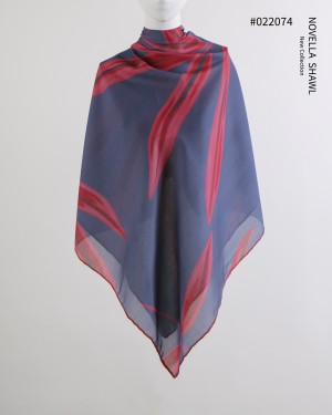 روسری نخی طرحدار کد 022074 - Image 2