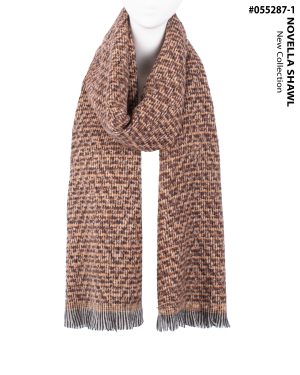 شال بافت رنگی کد 055287