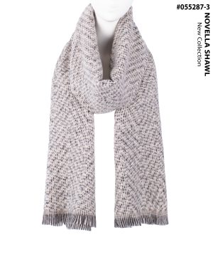 شال بافت رنگی کد 055287 - Image 3