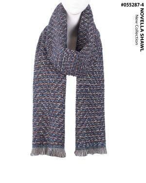 شال بافت رنگی کد 055287 - Image 4