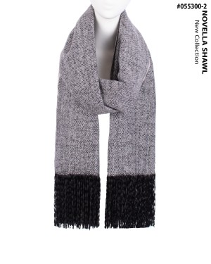 شال بافت برفکی ریشه بلند کد 055300 - Image 8